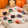 Colorful Halloween-themed cartoon-shaped rings, festive party decorations and fun accessories details Picture